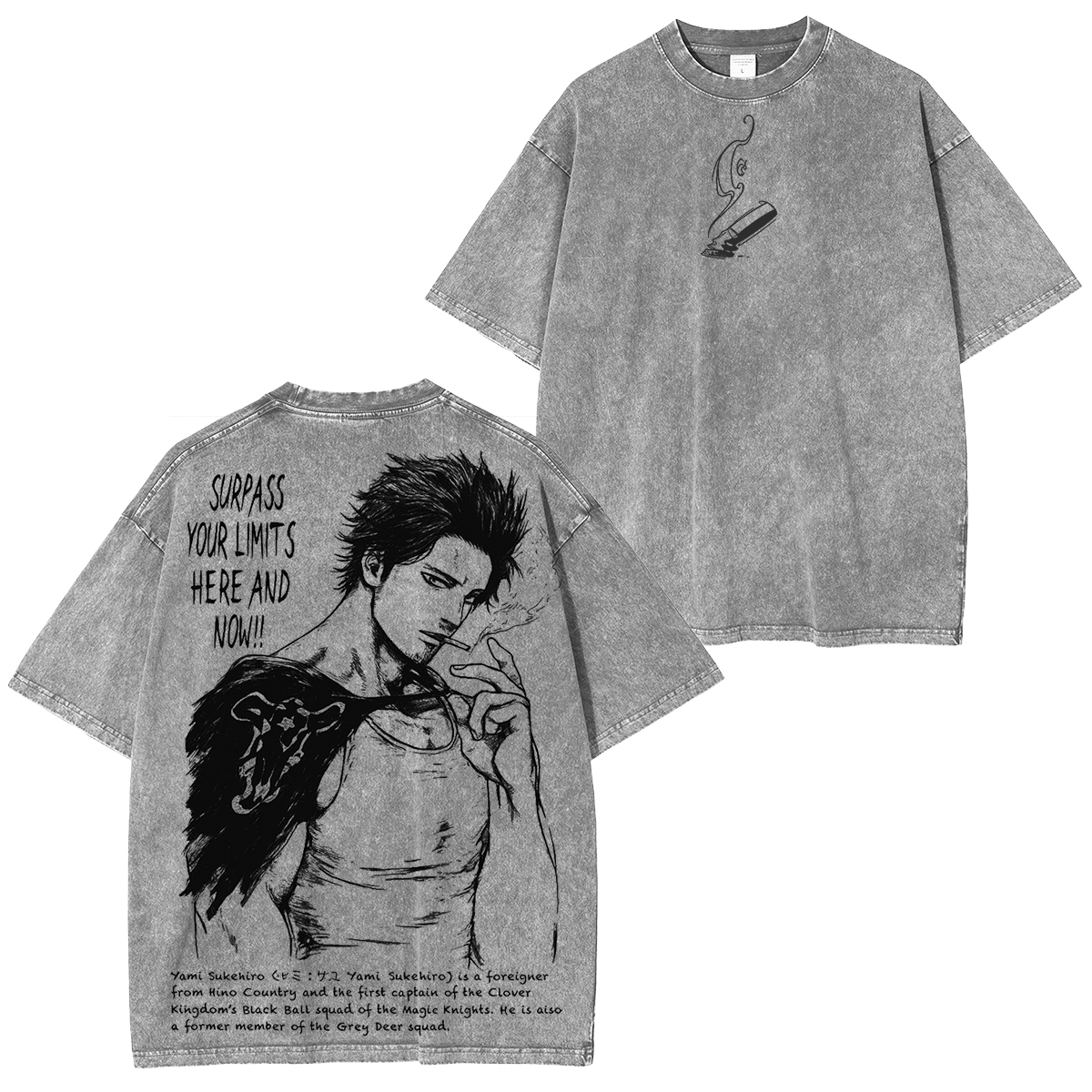 Yamisukehiro Black Clover Anime T-Shirt