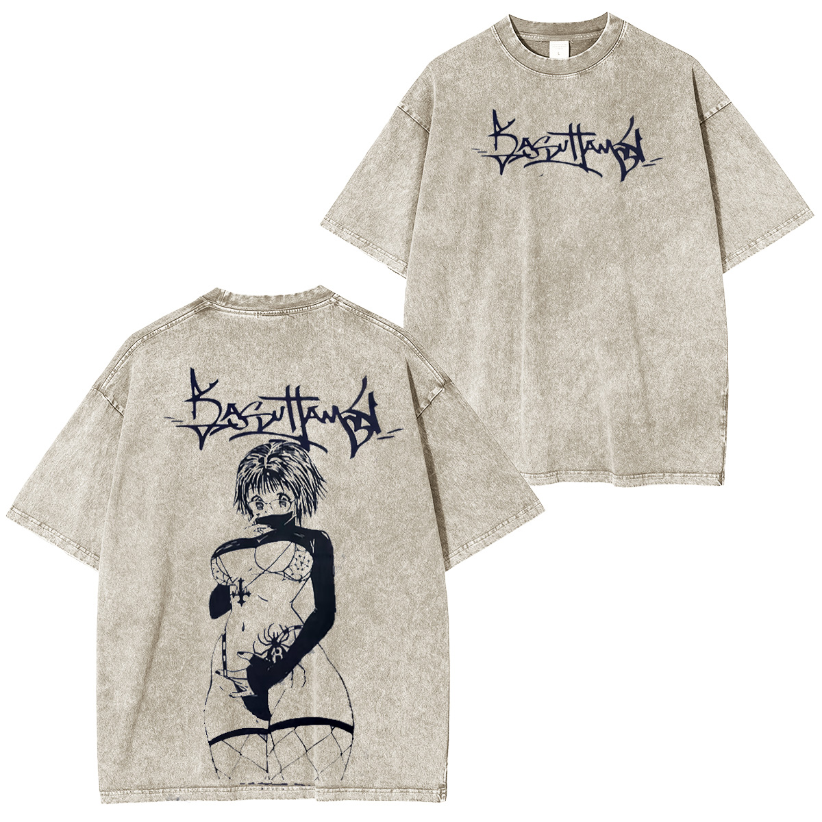 Shizuku Hunter X Hunter Anime Double Unisex Washed T-Shirt