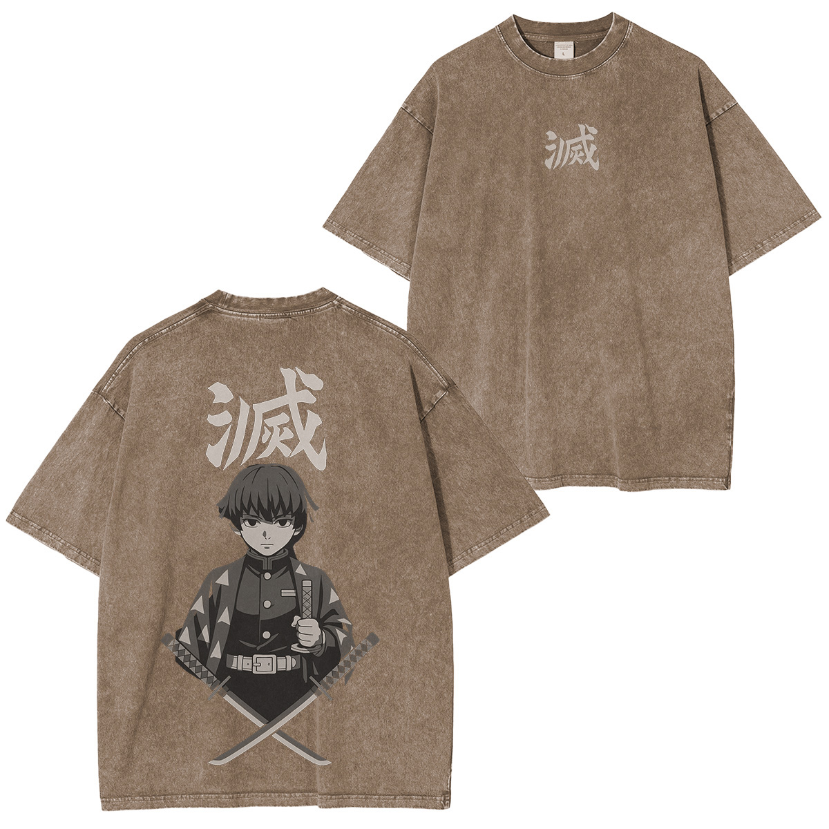 Zenitsu Demon Slayer Unisex Fit Washed T-Shirt