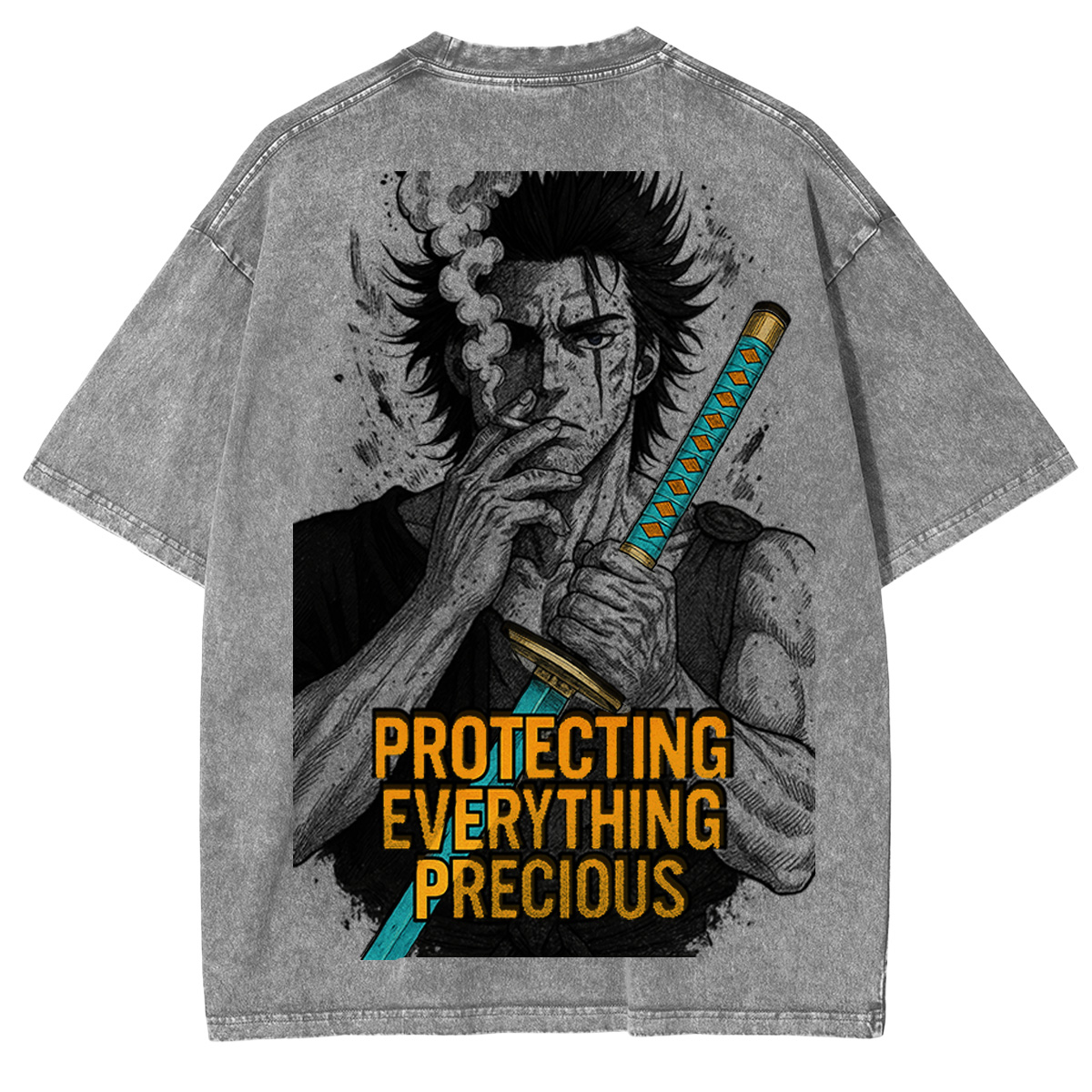 "Protecting everything precious"Black Clover's Yami Sukehiro Washed Shirts