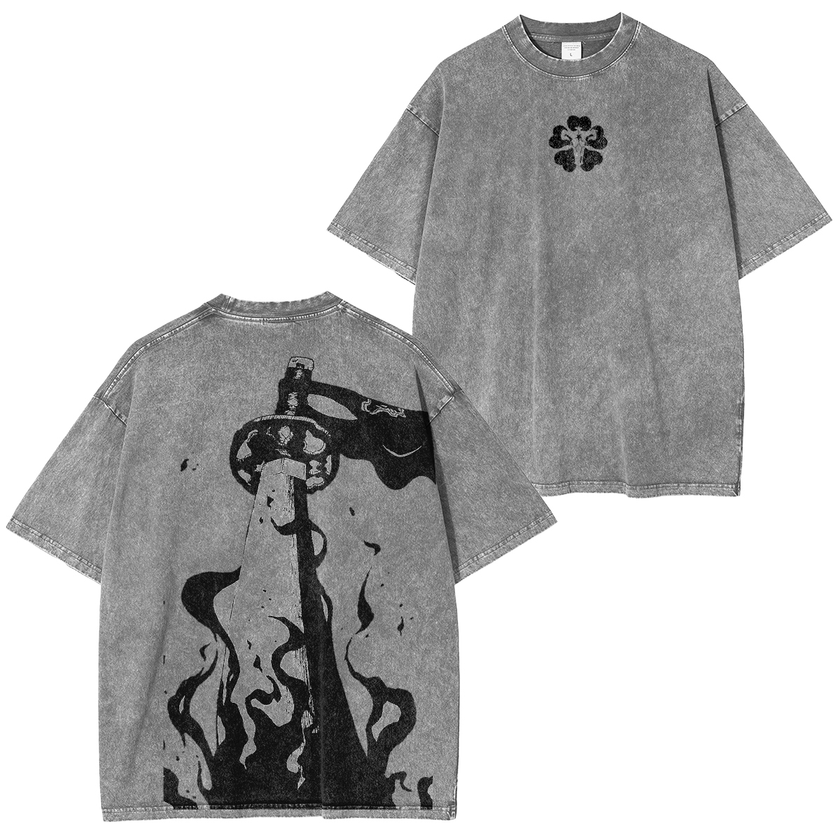 Wolves Berserker Vintage Washed Oversize T-Shirt