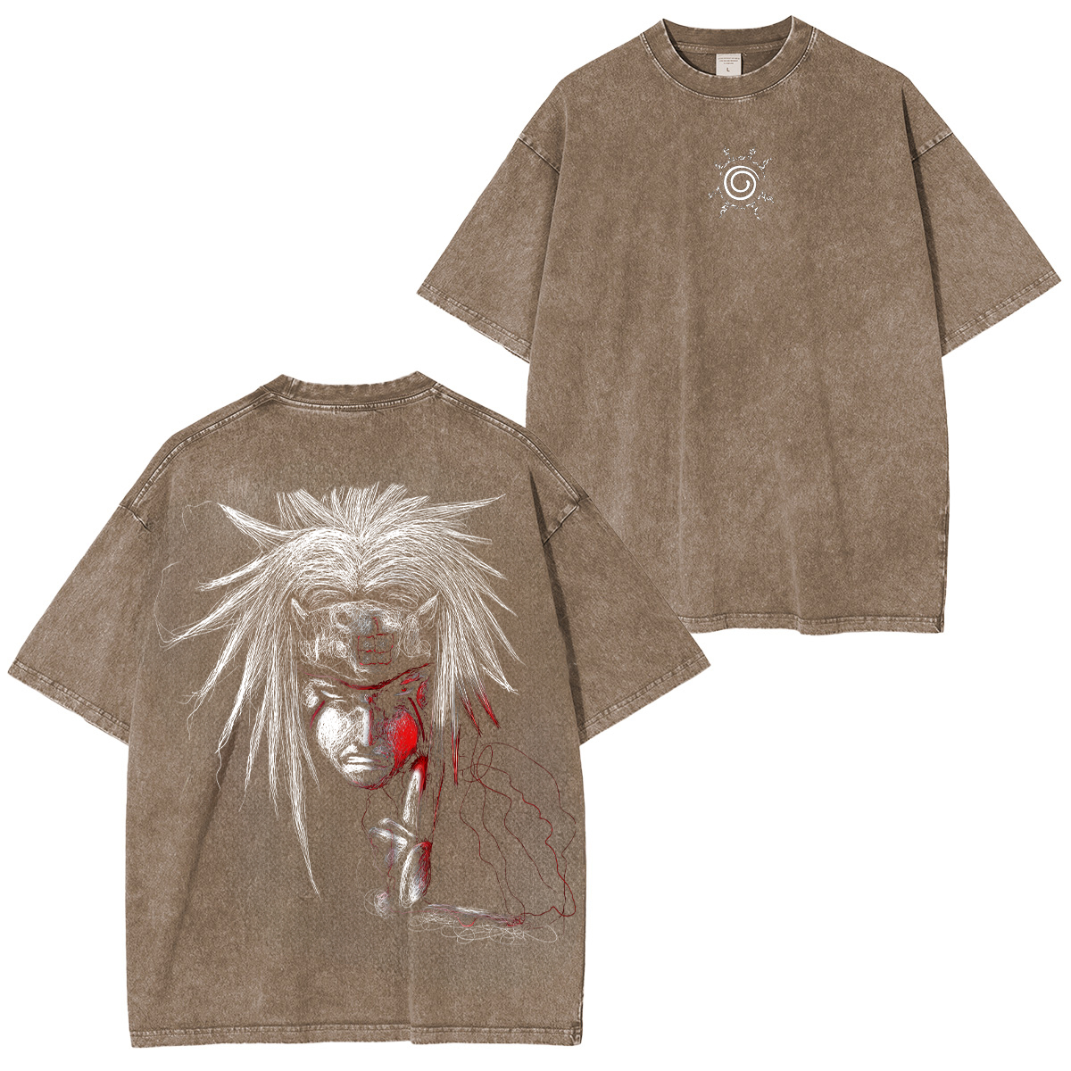 Naruto Vintage Unisex Washed T-Shirt