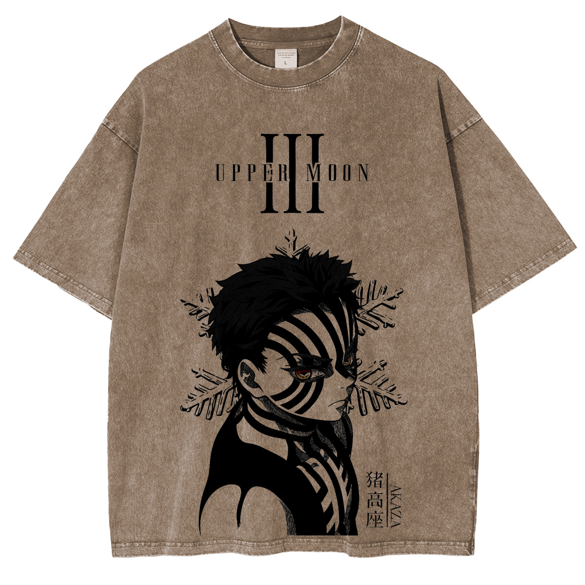 Akaza,Demon Slayer Unsiex Washed T-Shirt