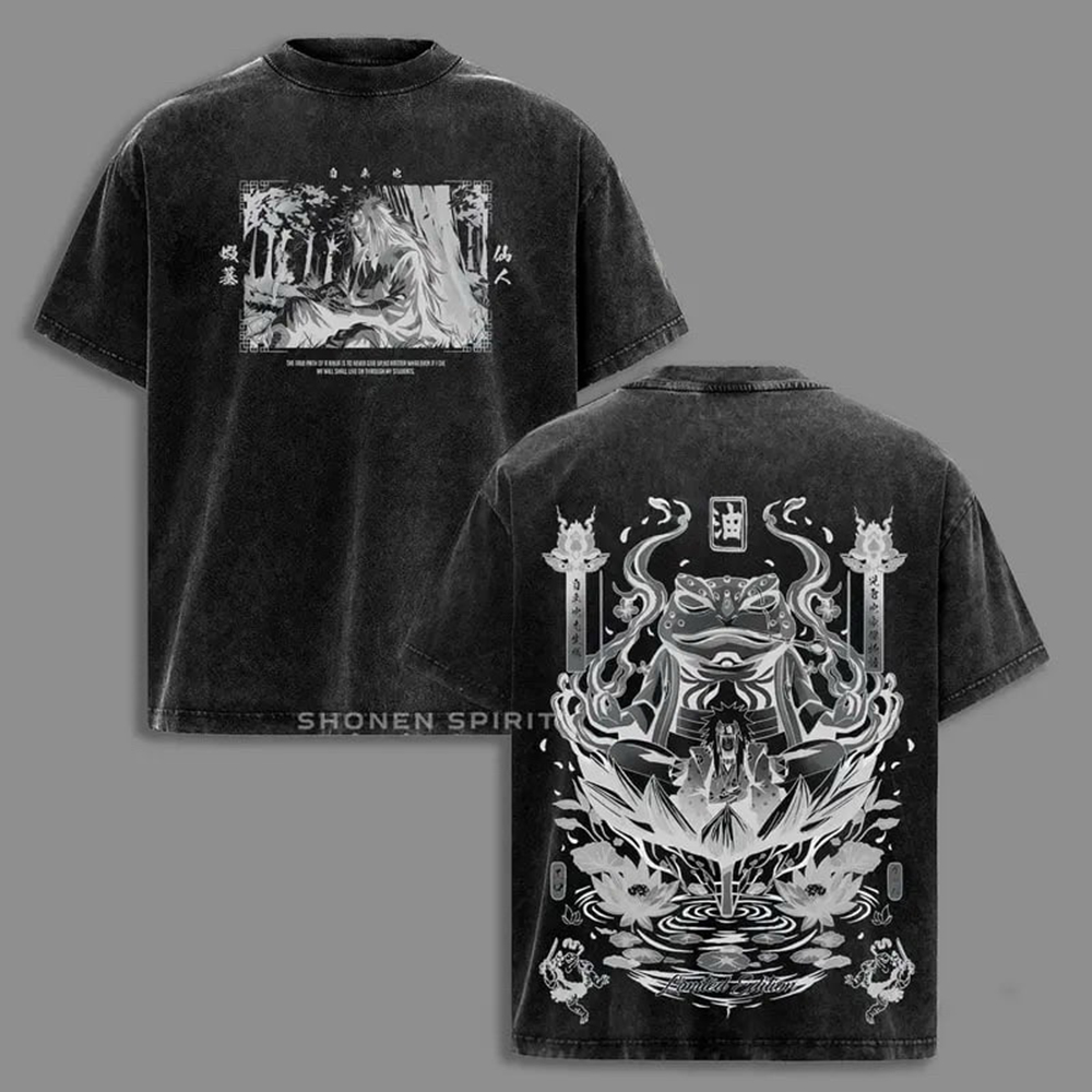 Naruto: Jiraiya &the Toad Sage of Myoboku Mountain Vintage T-shirt/Crewneck/Hoodie