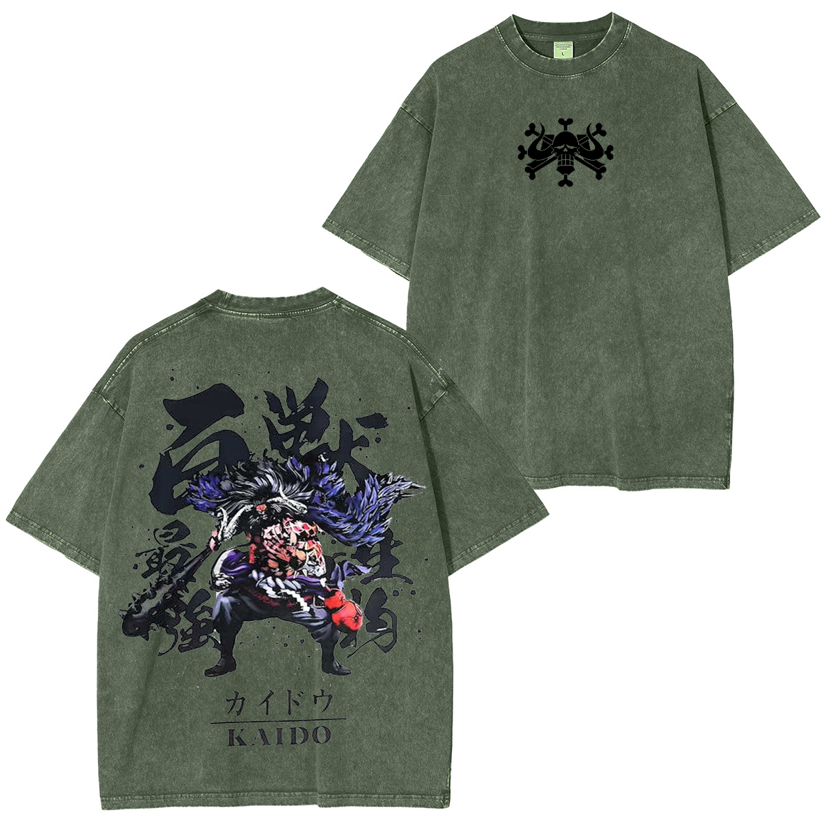 Kaido - One Piece Vintage washed T-shirt/Crewneck/Hoodie