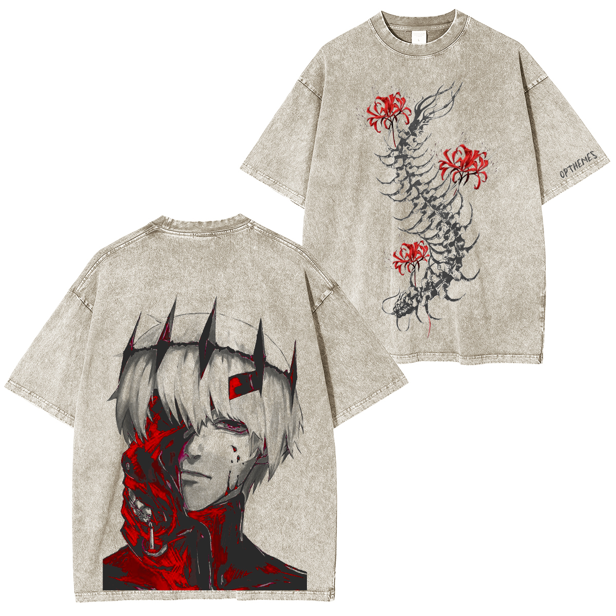 Tokyo Ghoul：Ken Kaneki Vintage washed T-shirt/Crewneck/Hoodie
