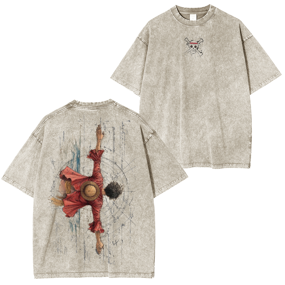 ONE PIECE Vintage washed T-shirt/Crewneck/Hoodie