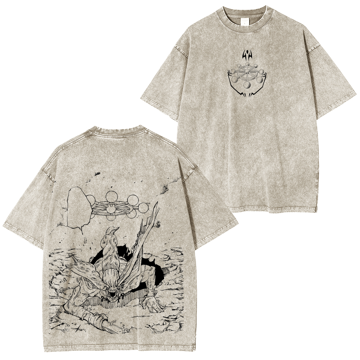 Jujutsu Kaisen Vintage Washed T-shirt/Crewneck/Hoodie