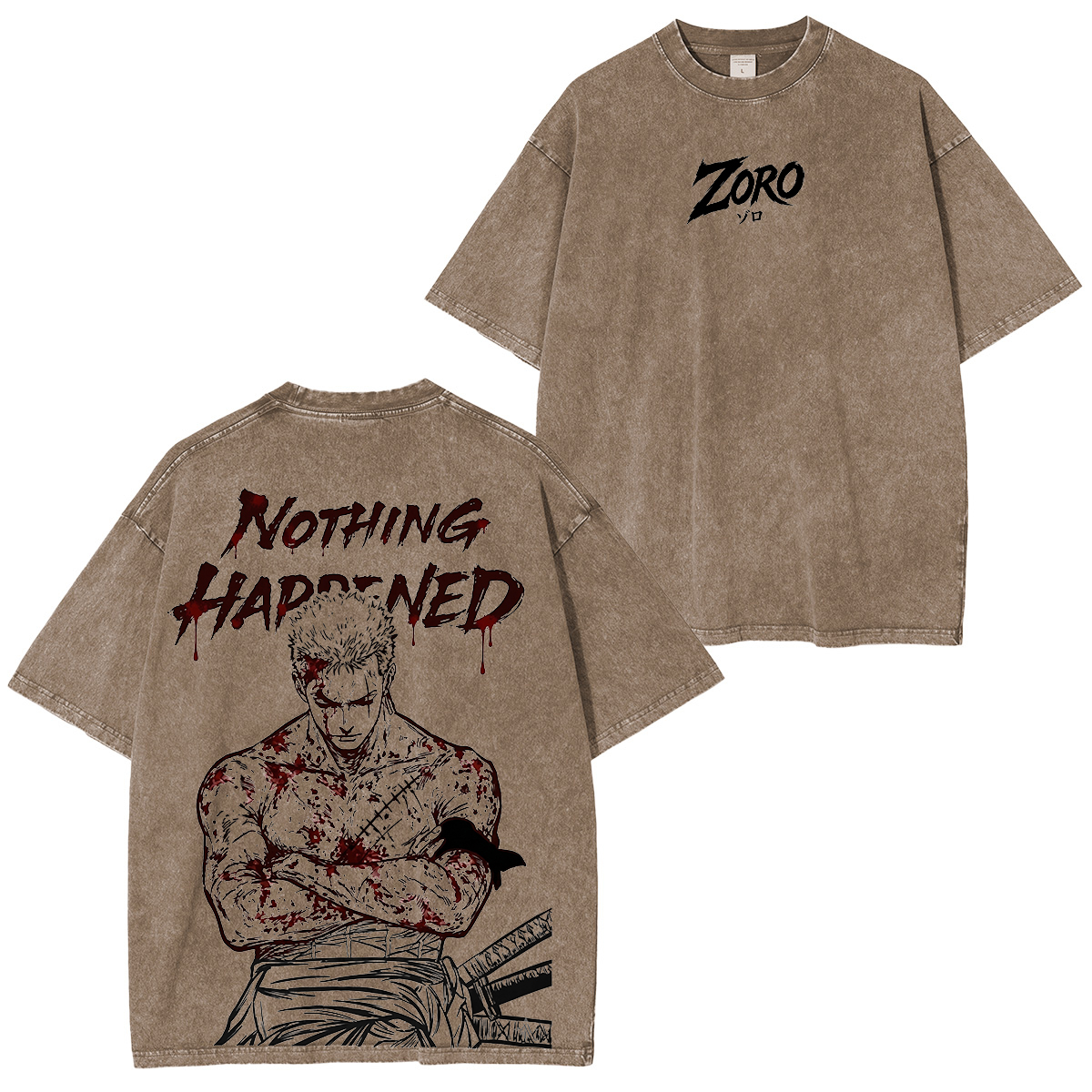 One Piece Roronoa Zoro Vintage Tee
