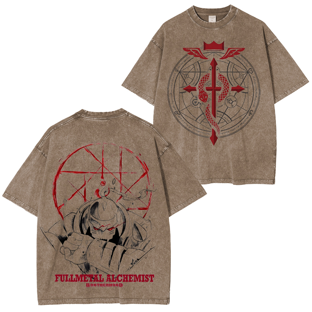 Fullmetal Alchemist: Brotherhood :Alphonse Elric Blood Seal Vintage Tee