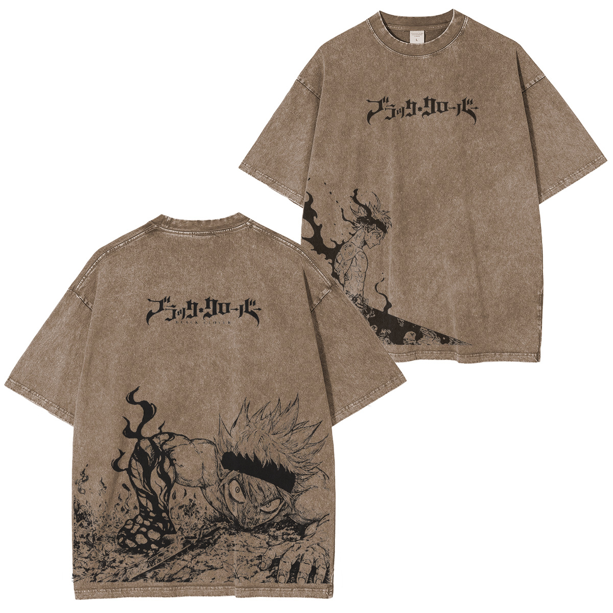 Black Clover Vintage washed T-shirt/Crewneck/Hoodie