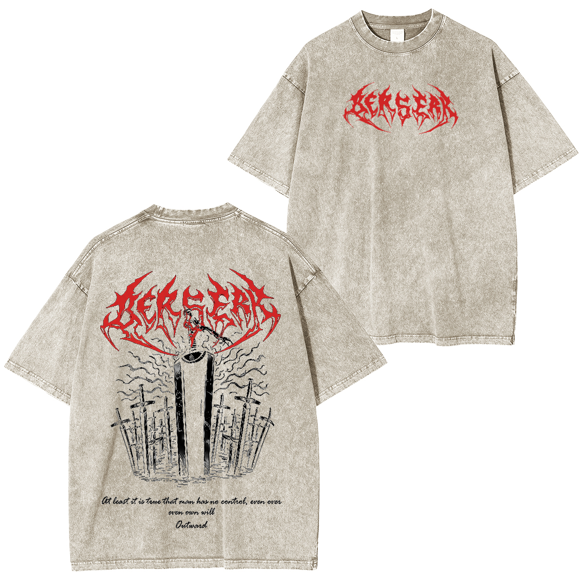 Berserk Vintage washed T-shirt/Crewneck/Hoodie