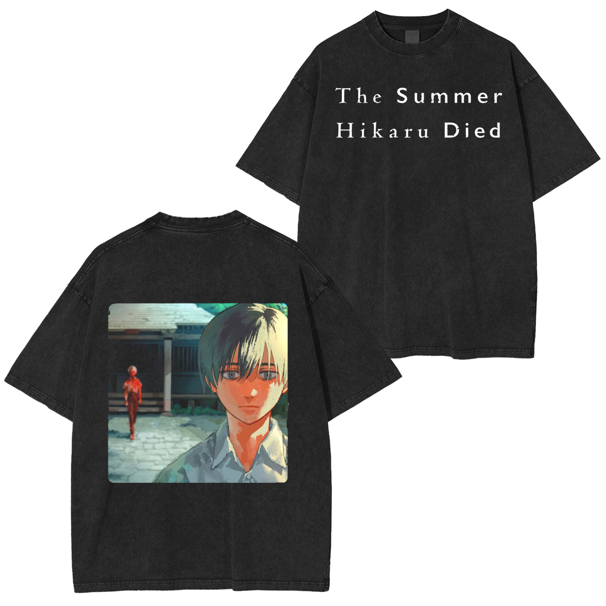 thesummerhikarudied:Hikaru and Yoshiki Official Art Double Retro Washed T-Shirt