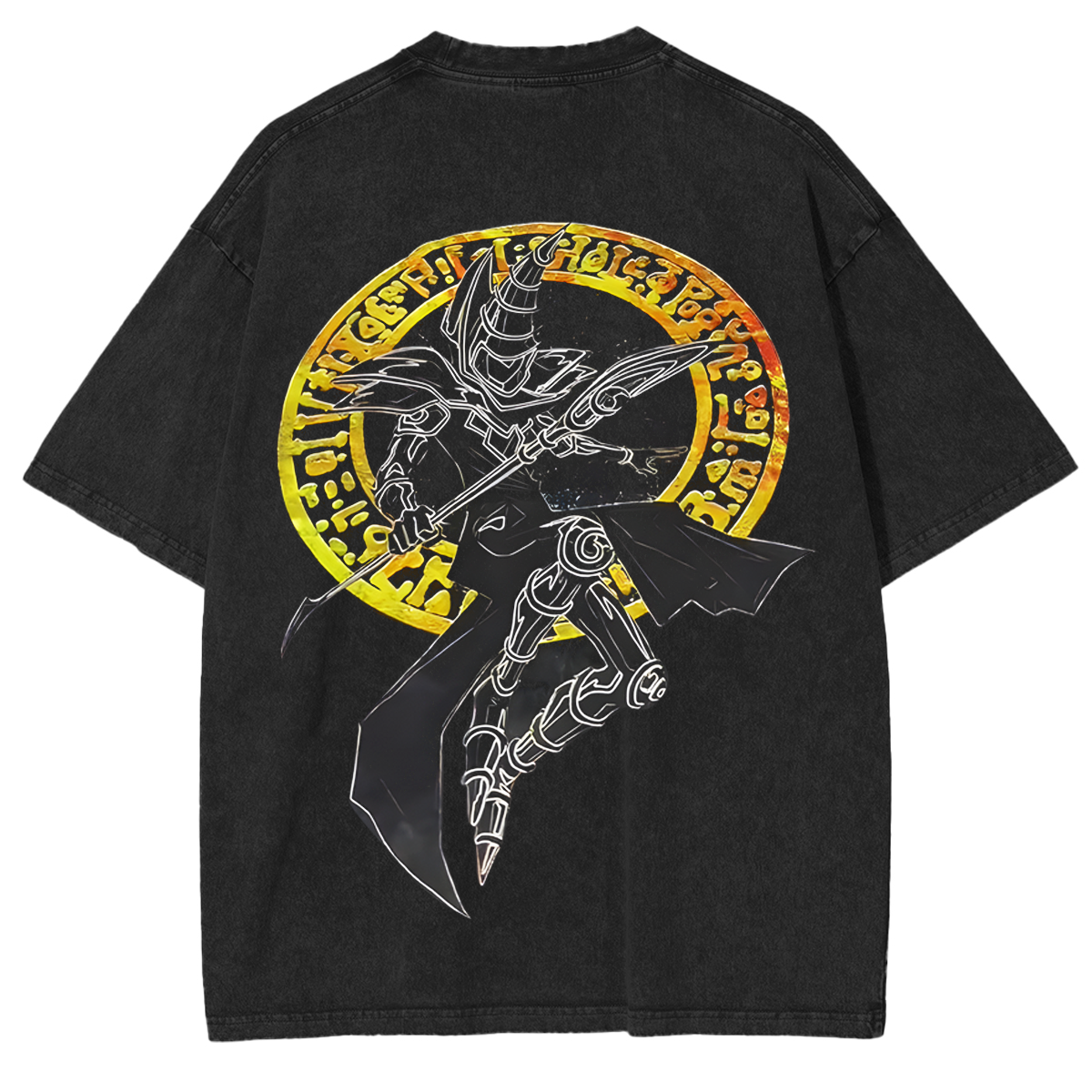 Dark Magician" Yu-Gi-Oh'' Vintage Washed Unisex T-Shirt