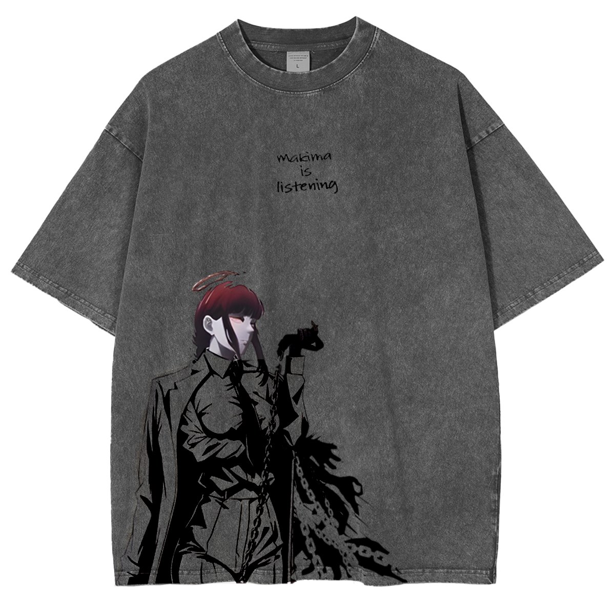 Chainsaw Man on Makima Portrait T-Shirt