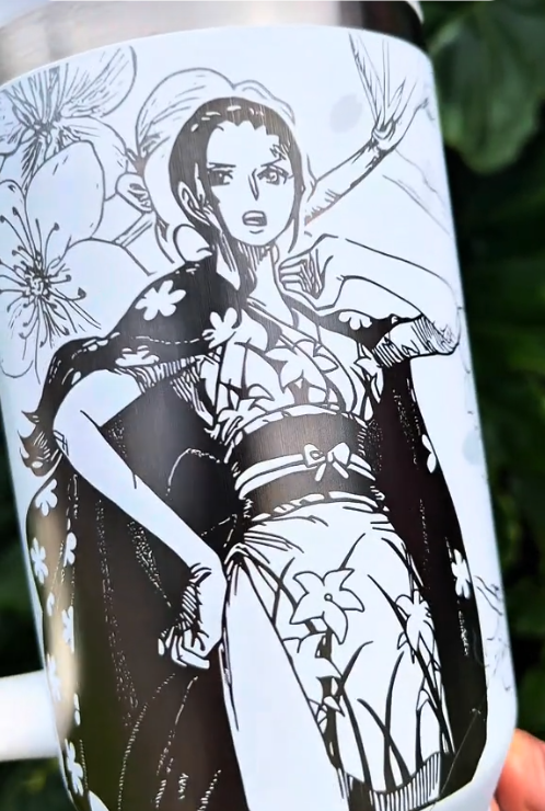 One Piece Themed engraved Stanley Tumbler Cup