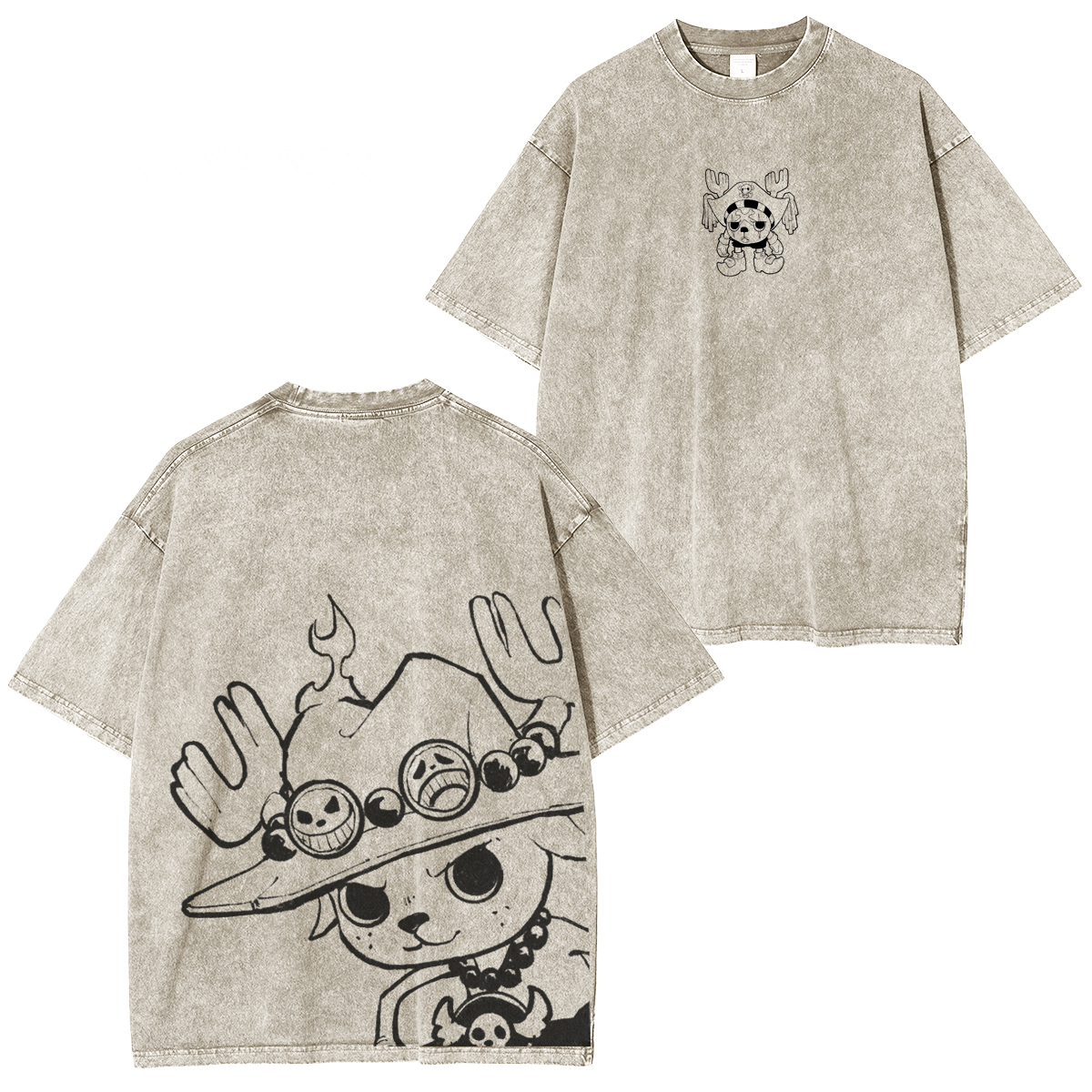 One Piece: Chopper washed T-shirt
