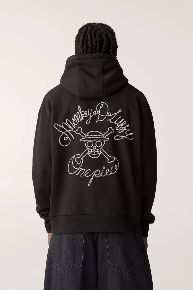 Black One Piece hoodie