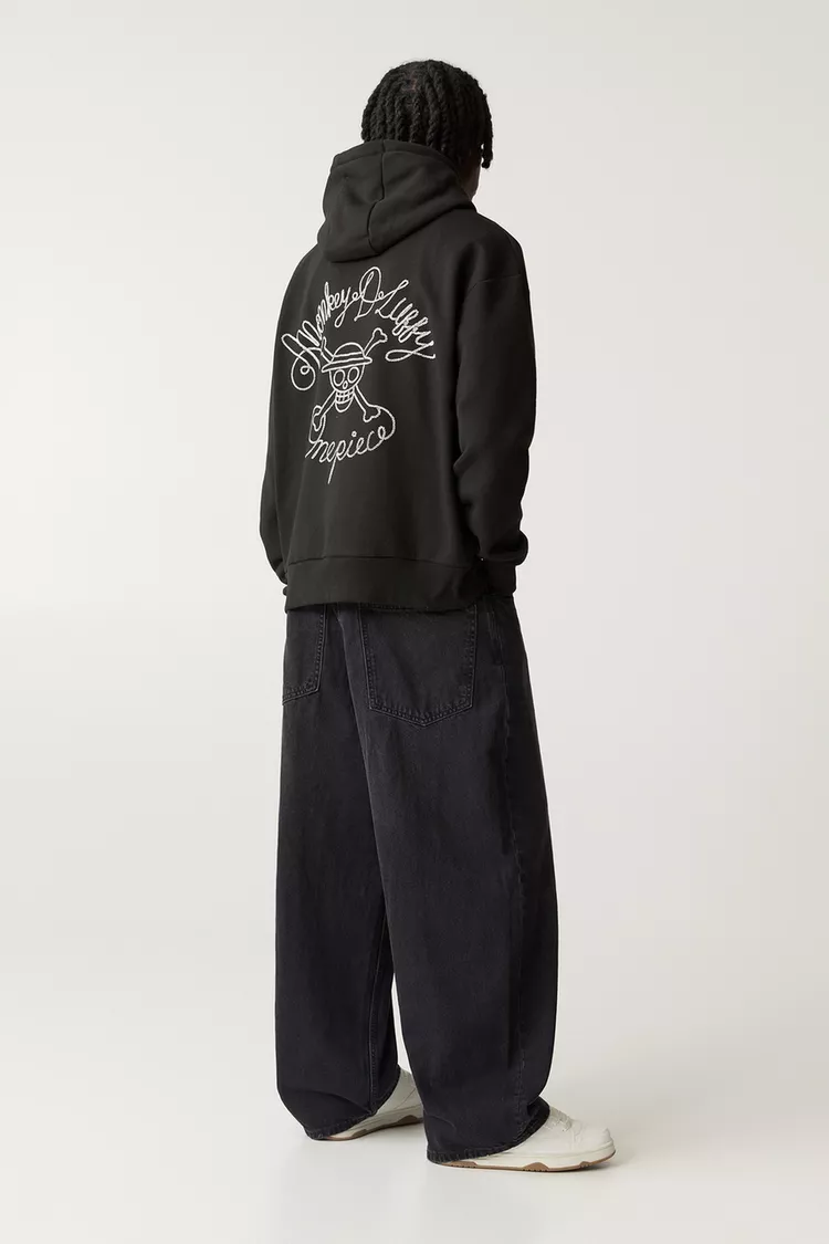 Black One Piece hoodie