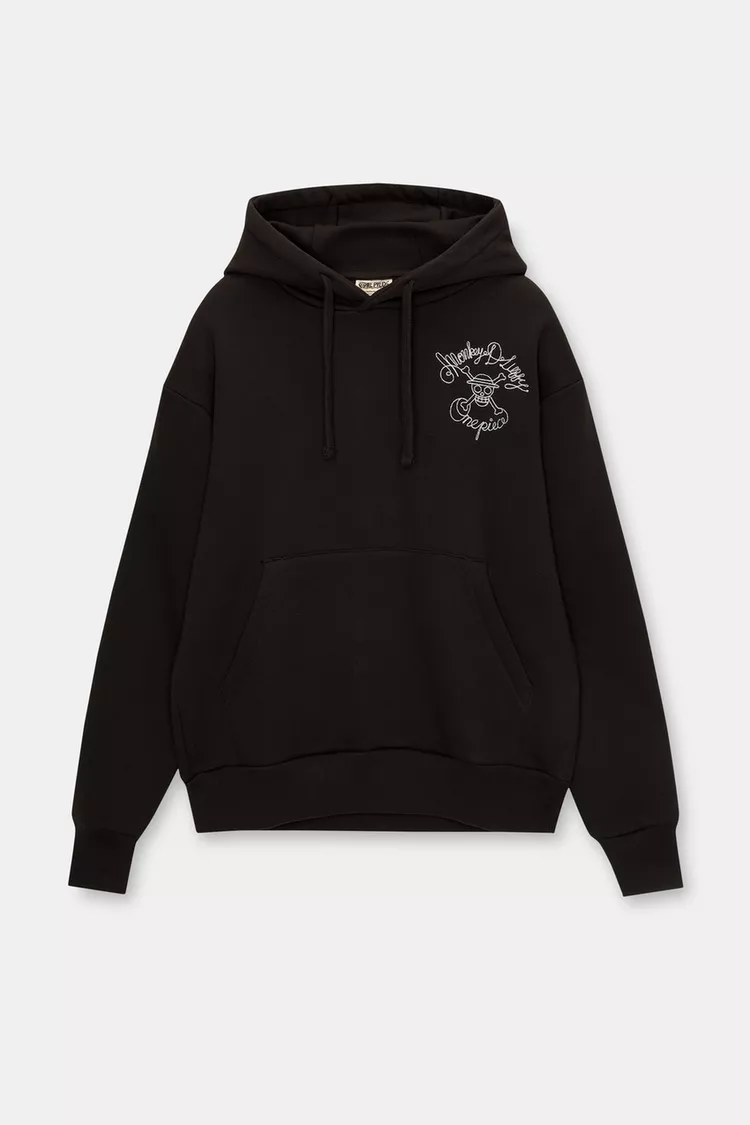 Black One Piece hoodie