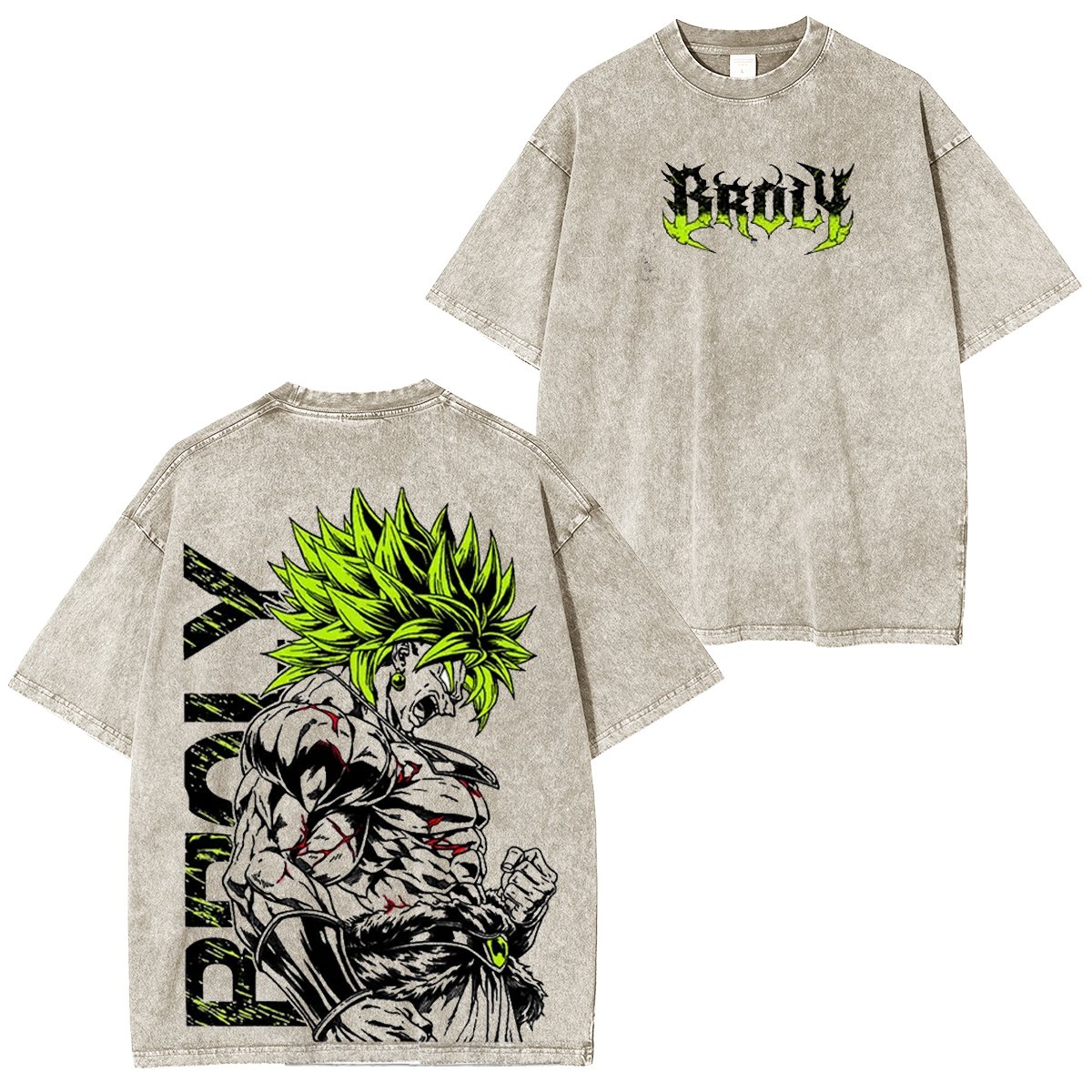 Dragon Ball Z Broly Vintage Washed T-shirt/Crewneck/Hoodie