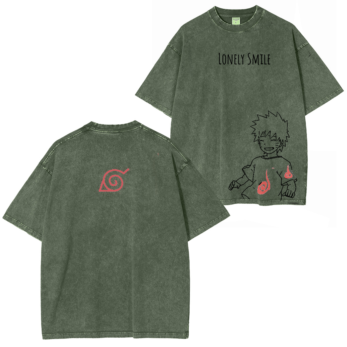 Naruto Vintage Oversize Tee