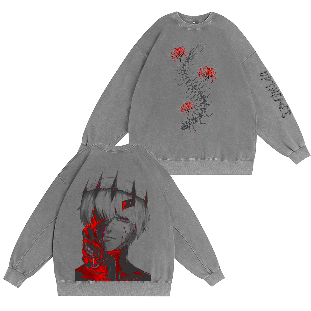Tokyo Ghoul：Ken Kaneki Vintage washed T-shirt/Crewneck/Hoodie