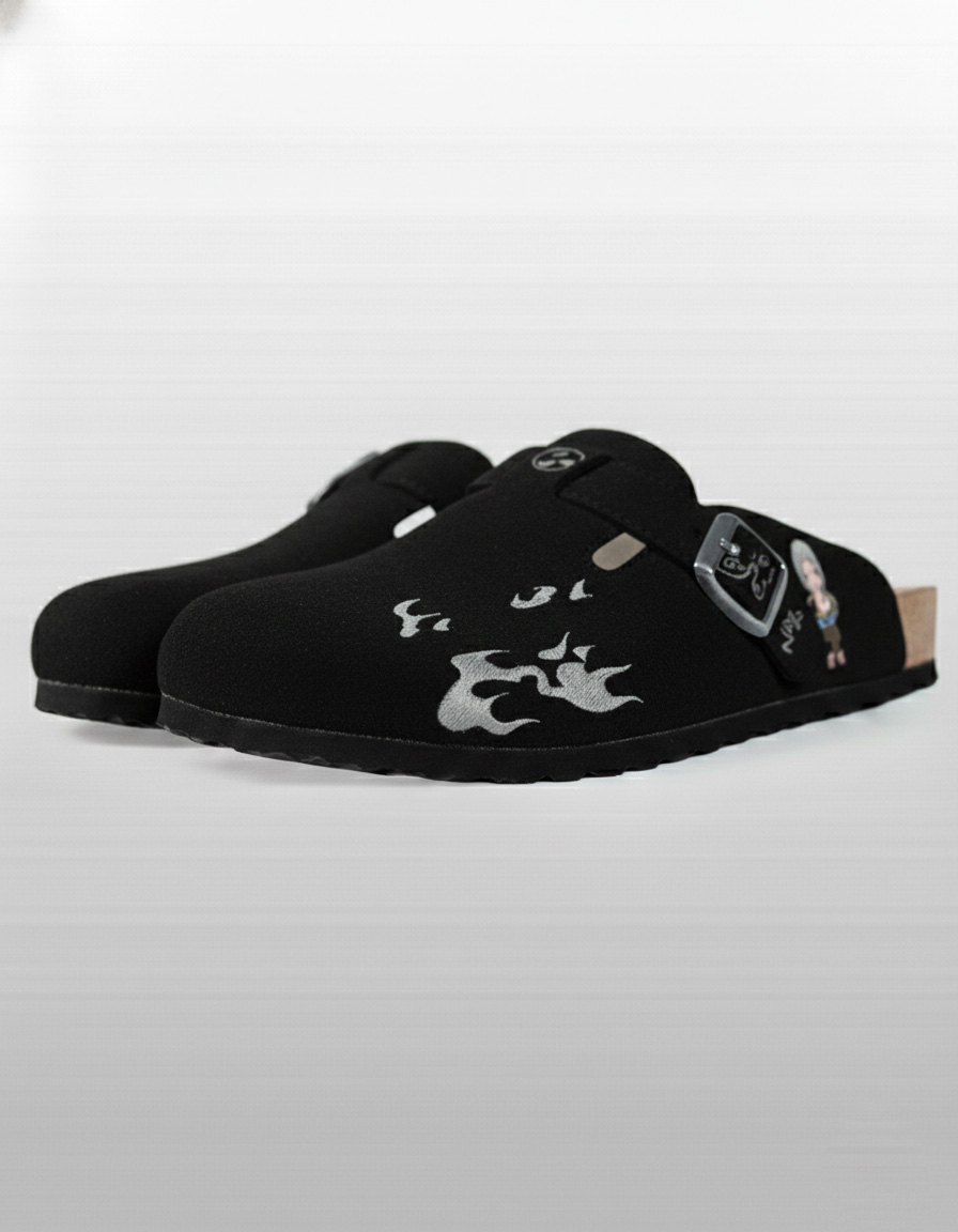 NARUTO Anime Unisex Boston Soft Footbed Suede Leather