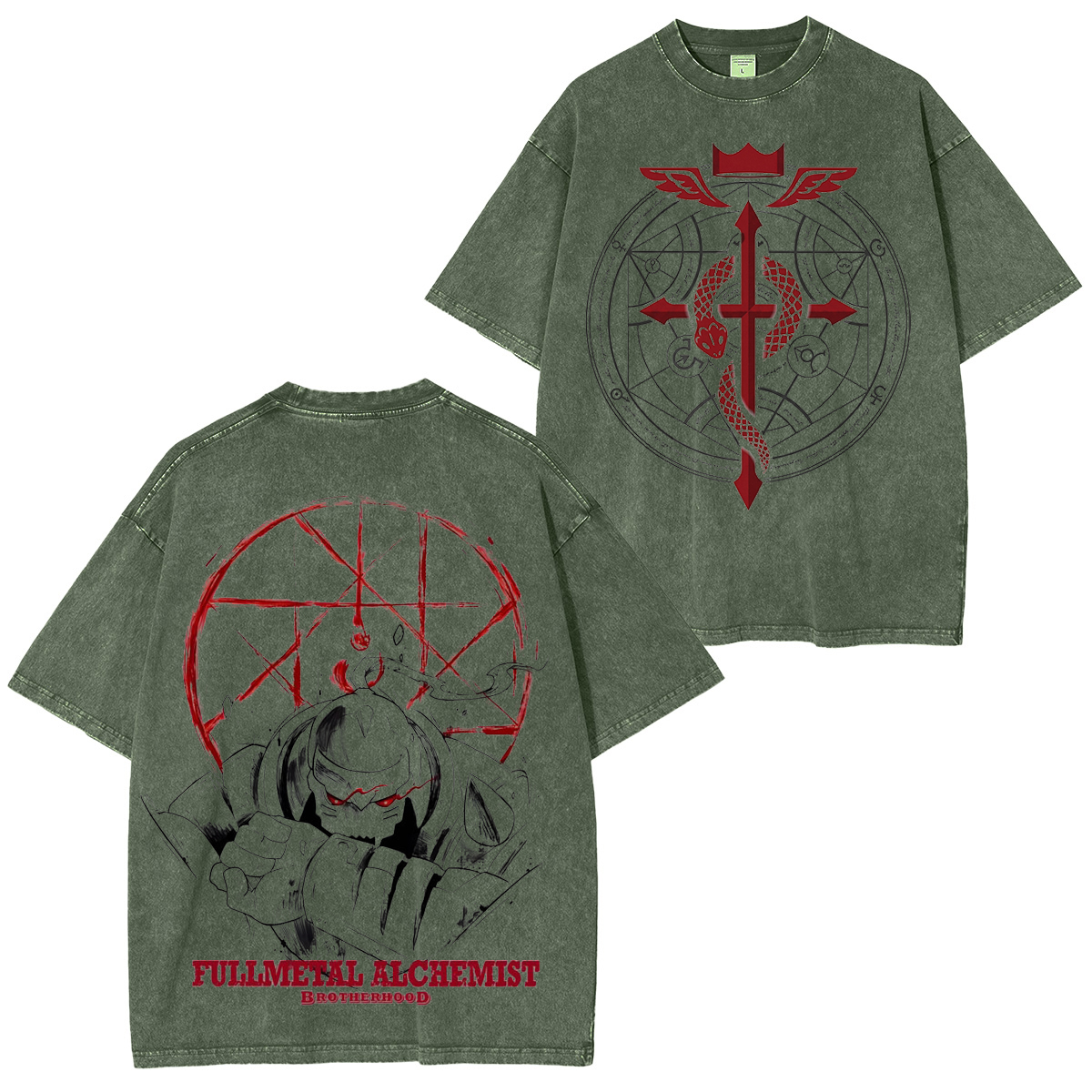 Fullmetal Alchemist: Brotherhood :Alphonse Elric Blood Seal Vintage Tee