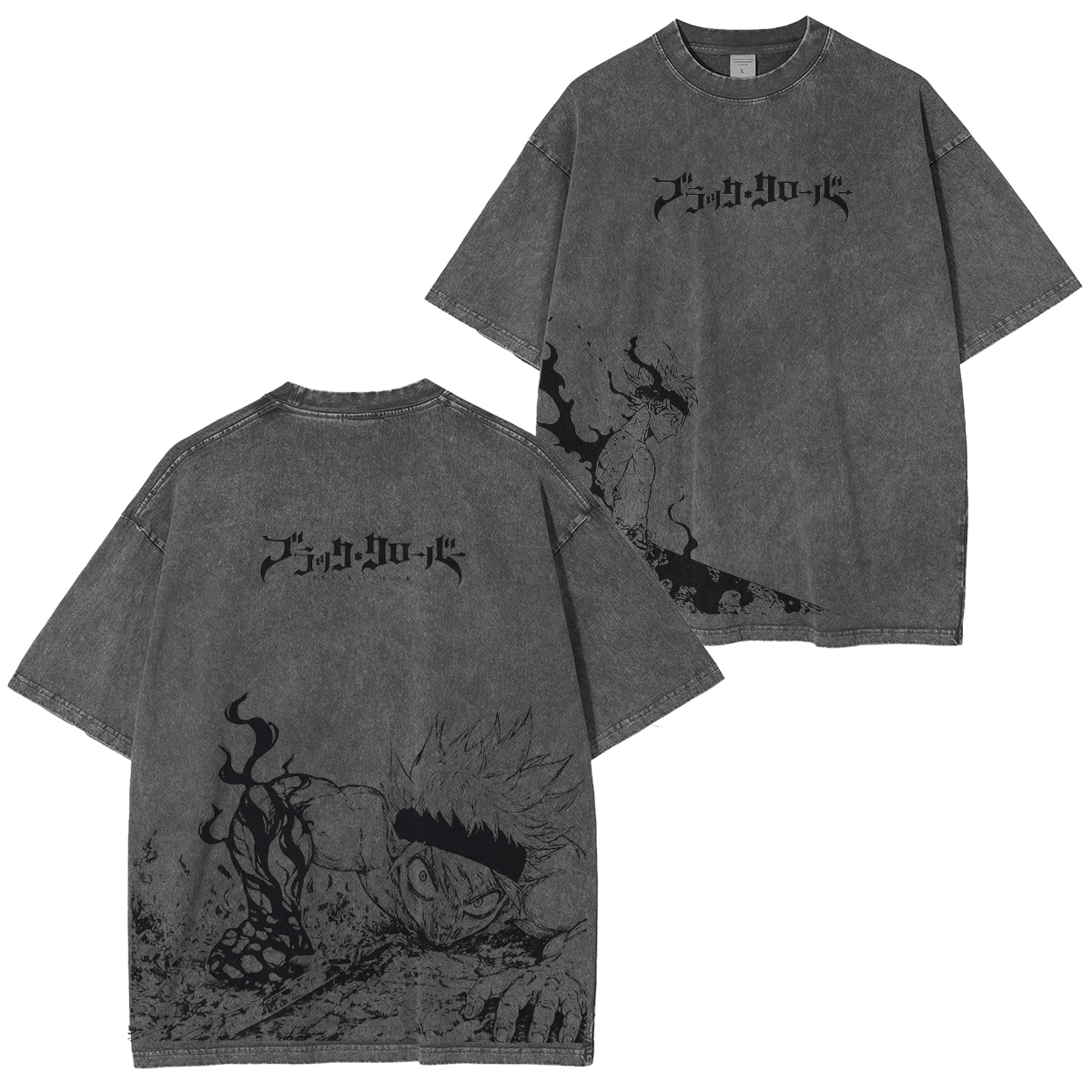 Black Clover Vintage washed T-shirt/Crewneck/Hoodie