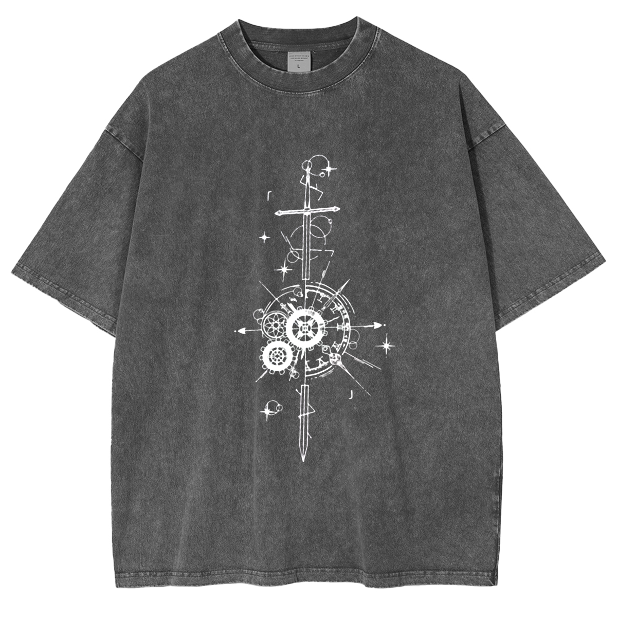 Omniscient Reader's Perspective Kim Dokja Vintage Washed Oversized T-Shirt