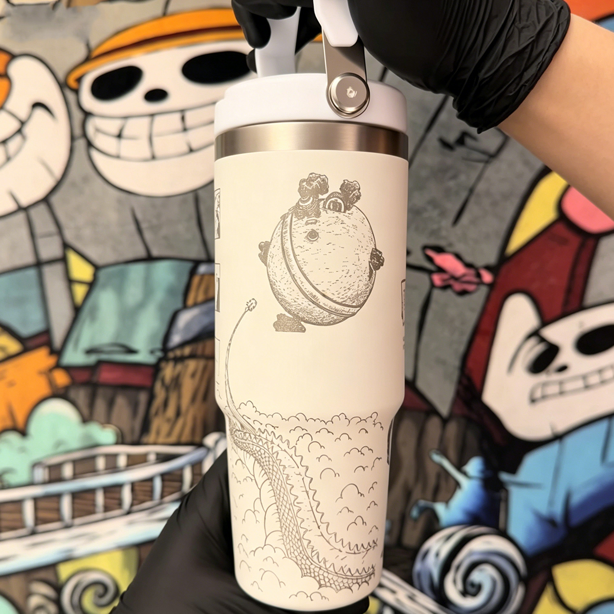 Dragon Ball  Themed engraved Stanley Tumbler Cup