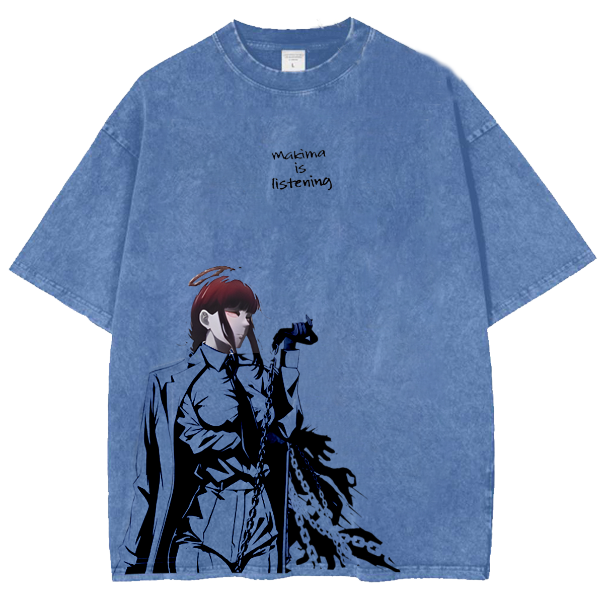 Chainsaw Man on Makima Portrait T-Shirt