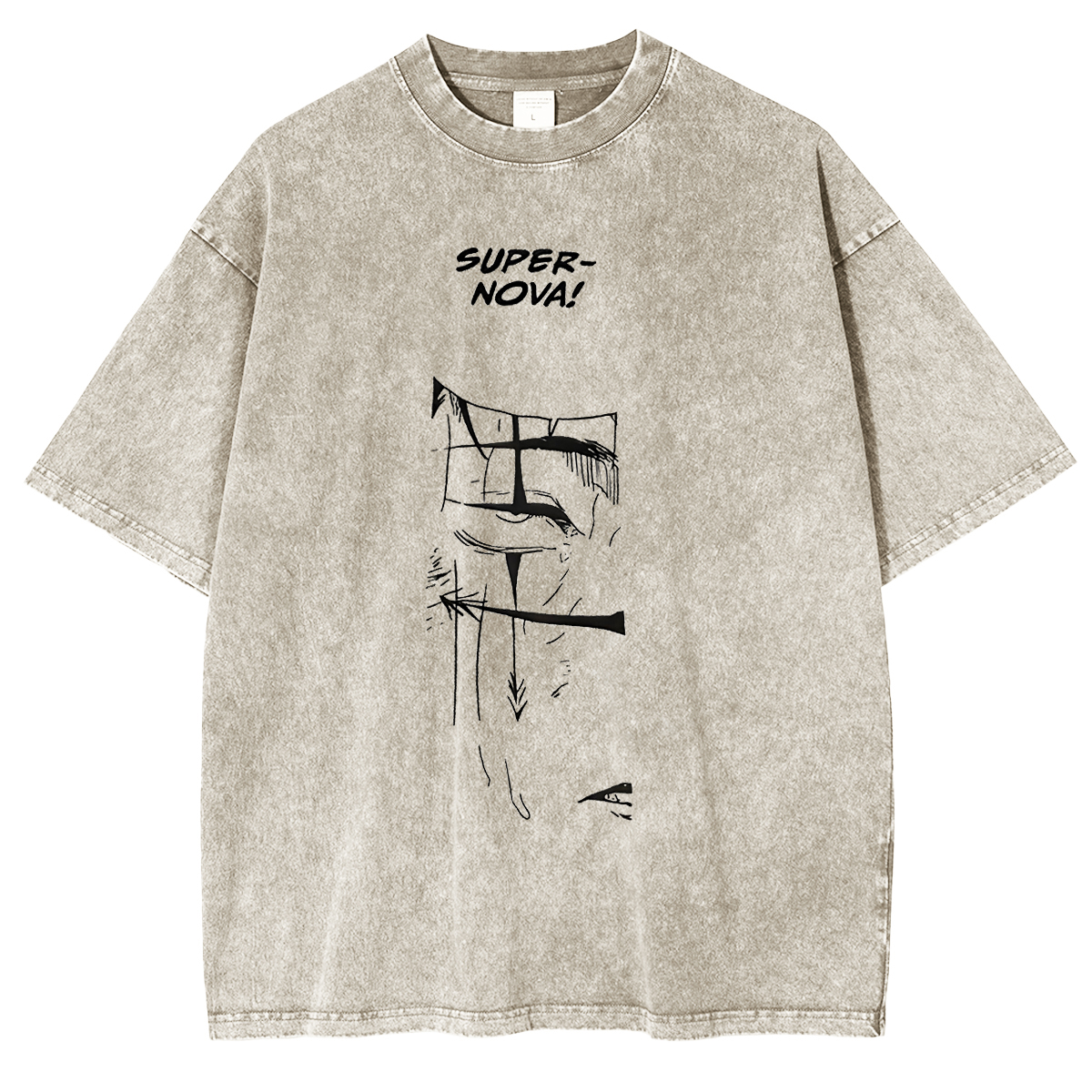 JujutsuKaisen Choso - JJK CursedWomb Anime Printed Vintage Washed Tee Unisex