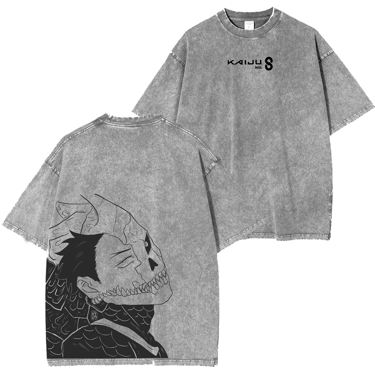 Kaiju No. 8 Acid Washed Anime Tee