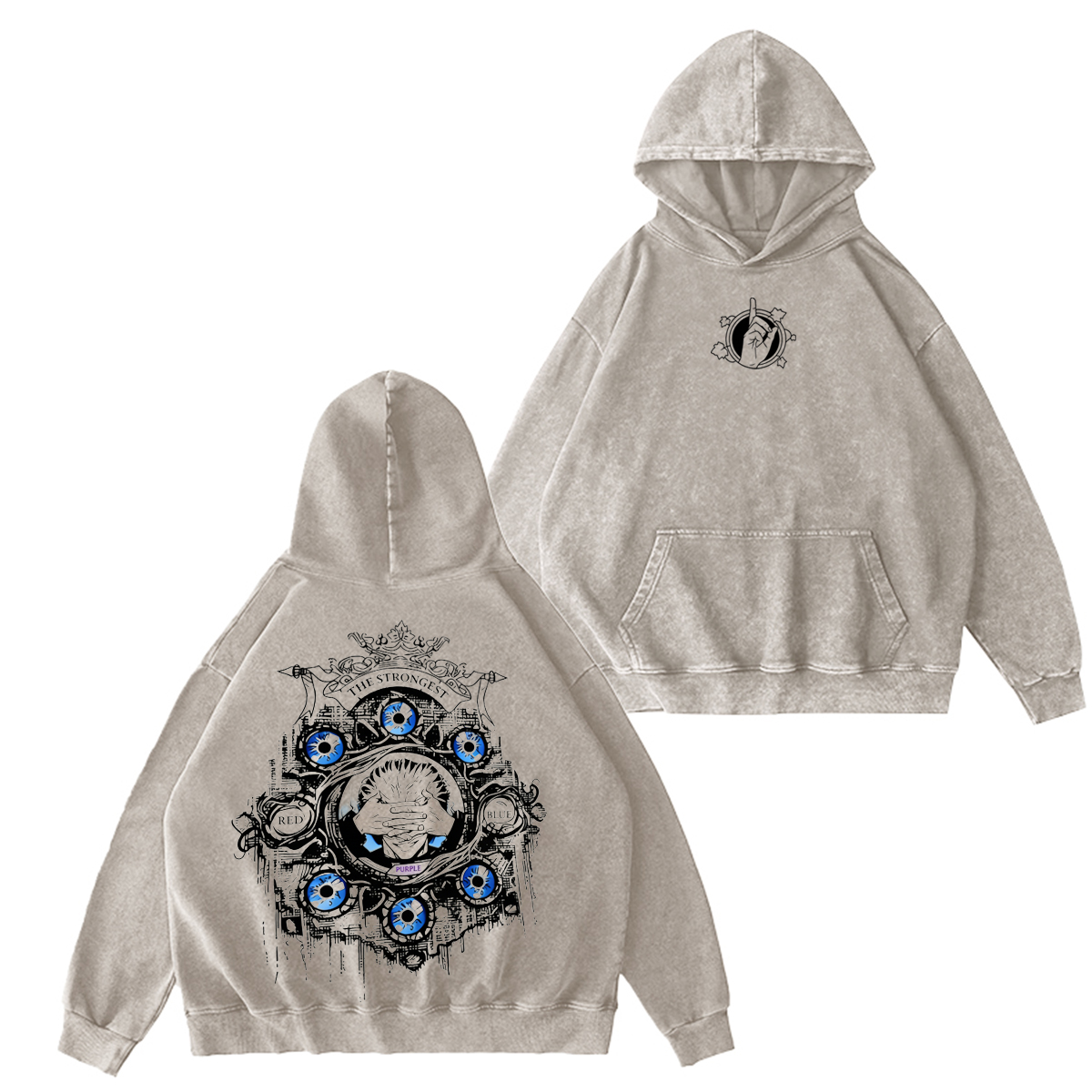 Jujutsu Kaisen :Gojo Satoru Vintage washed T-shirt/Crewneck/Hoodie