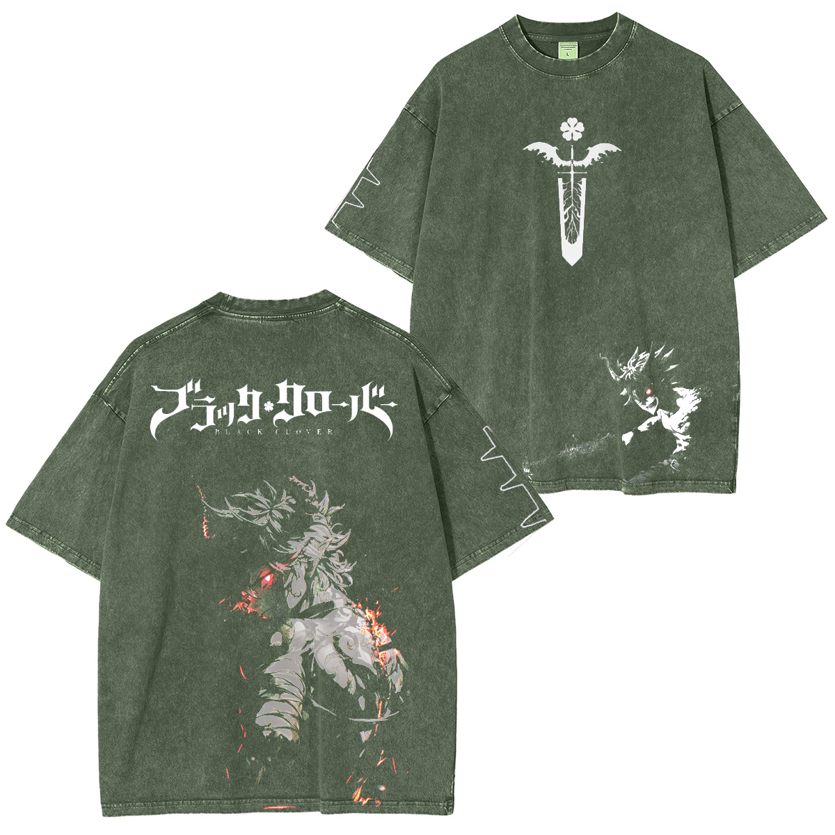 Black Clover: Asta Vintage washed T-shirt