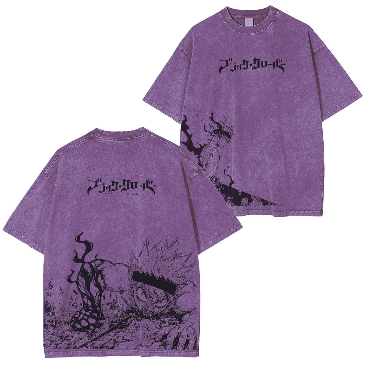 Black Clover Vintage washed T-shirt/Crewneck/Hoodie