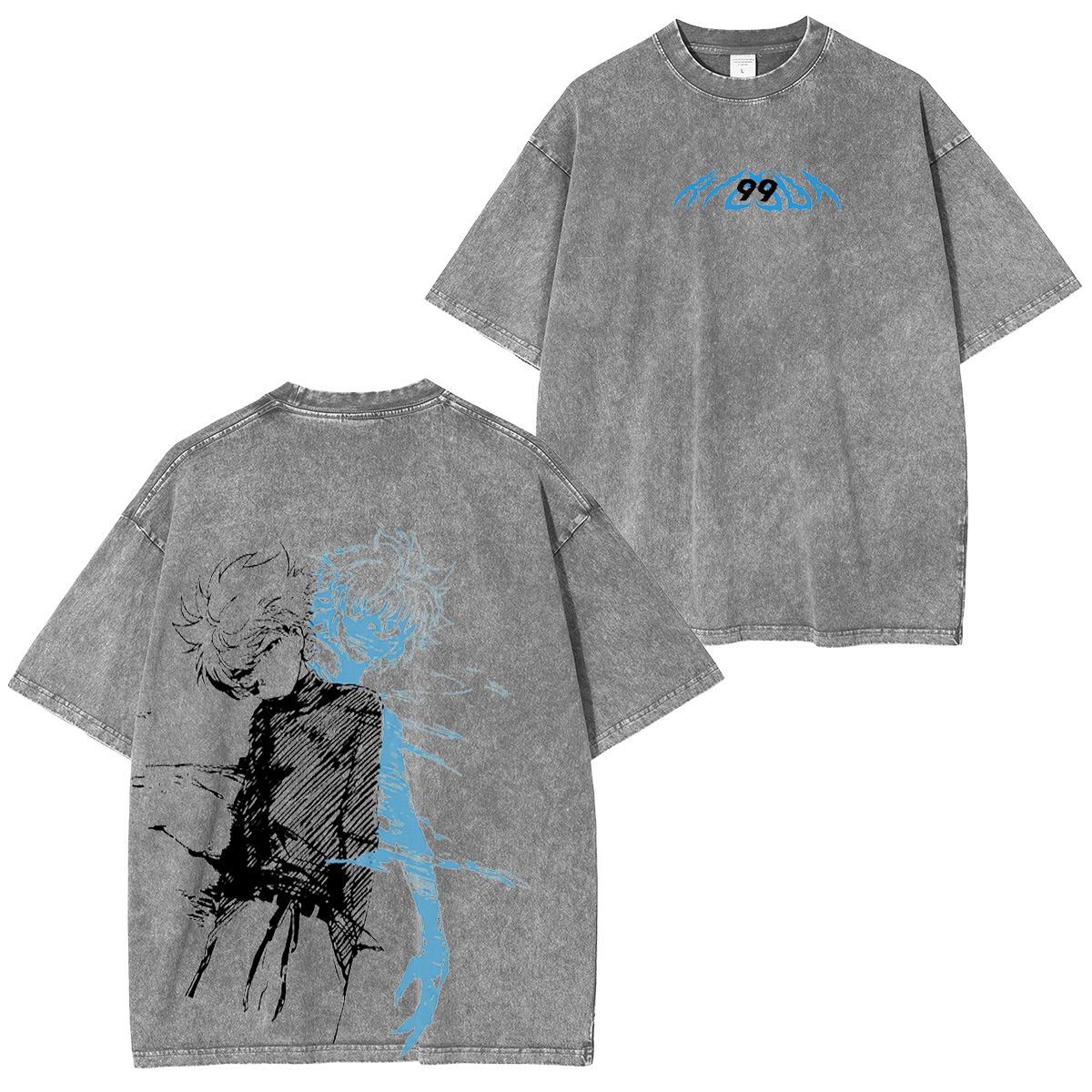Hunter × Hunter:Killua Zoldyck. Vintage washed T-shirt/Crewneck/Hoodie