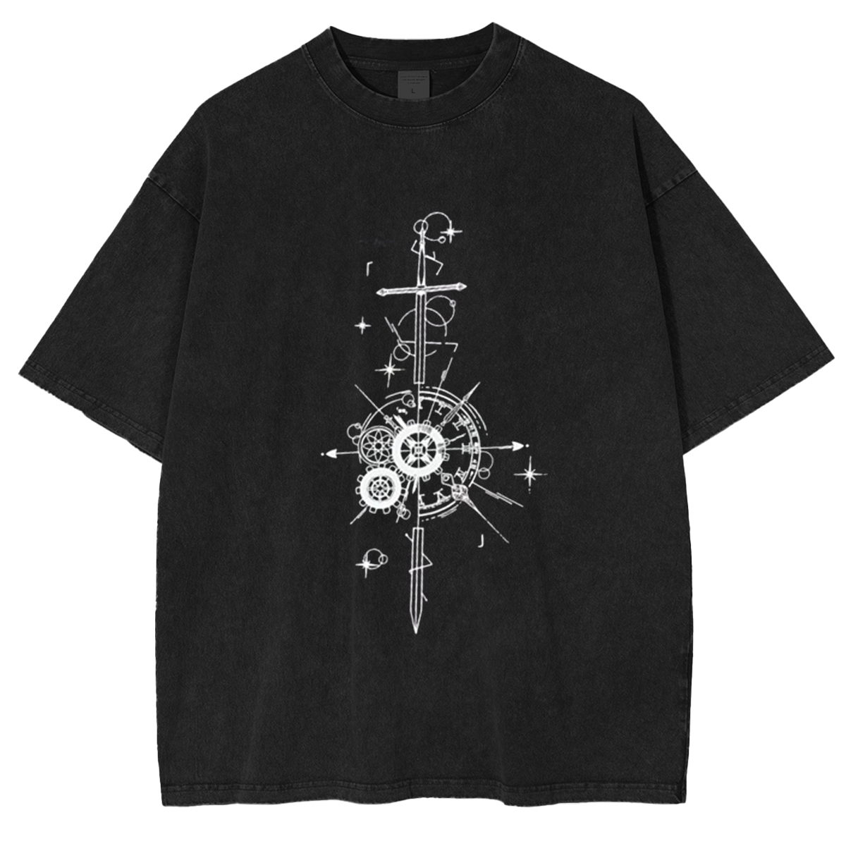 Omniscient Reader's Perspective Kim Dokja Vintage Washed Oversized T-Shirt