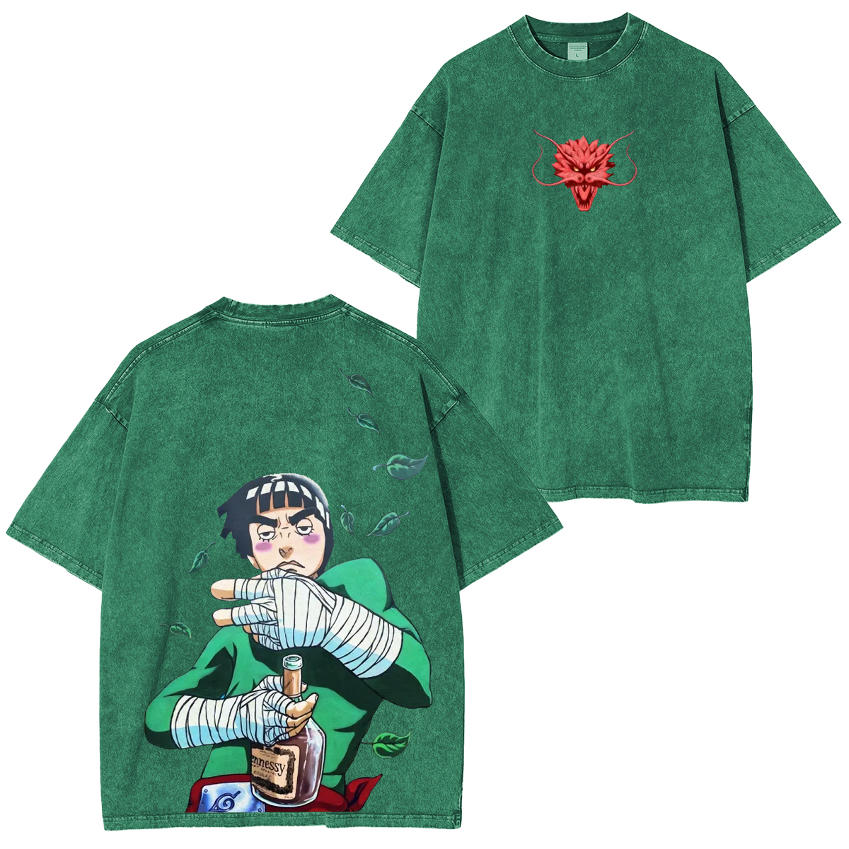 Might Guy - Naruto Anime Double T-Shirt