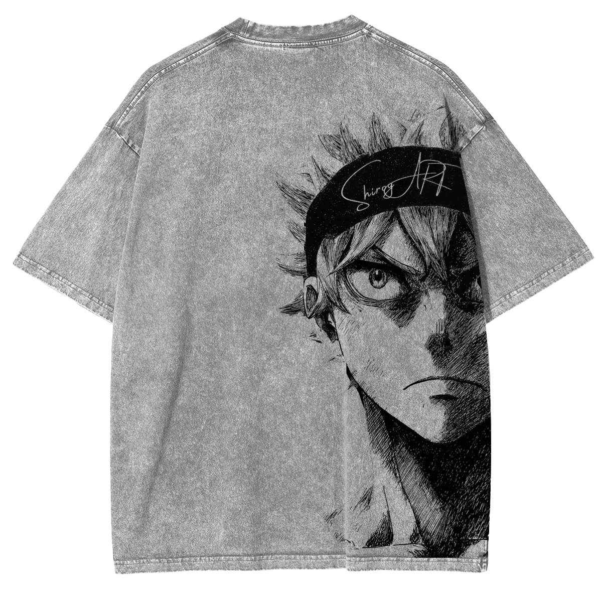 [Copy]Tsunade Senju - Naruto Anime Double Printed Vintage Washed Tee Unisex