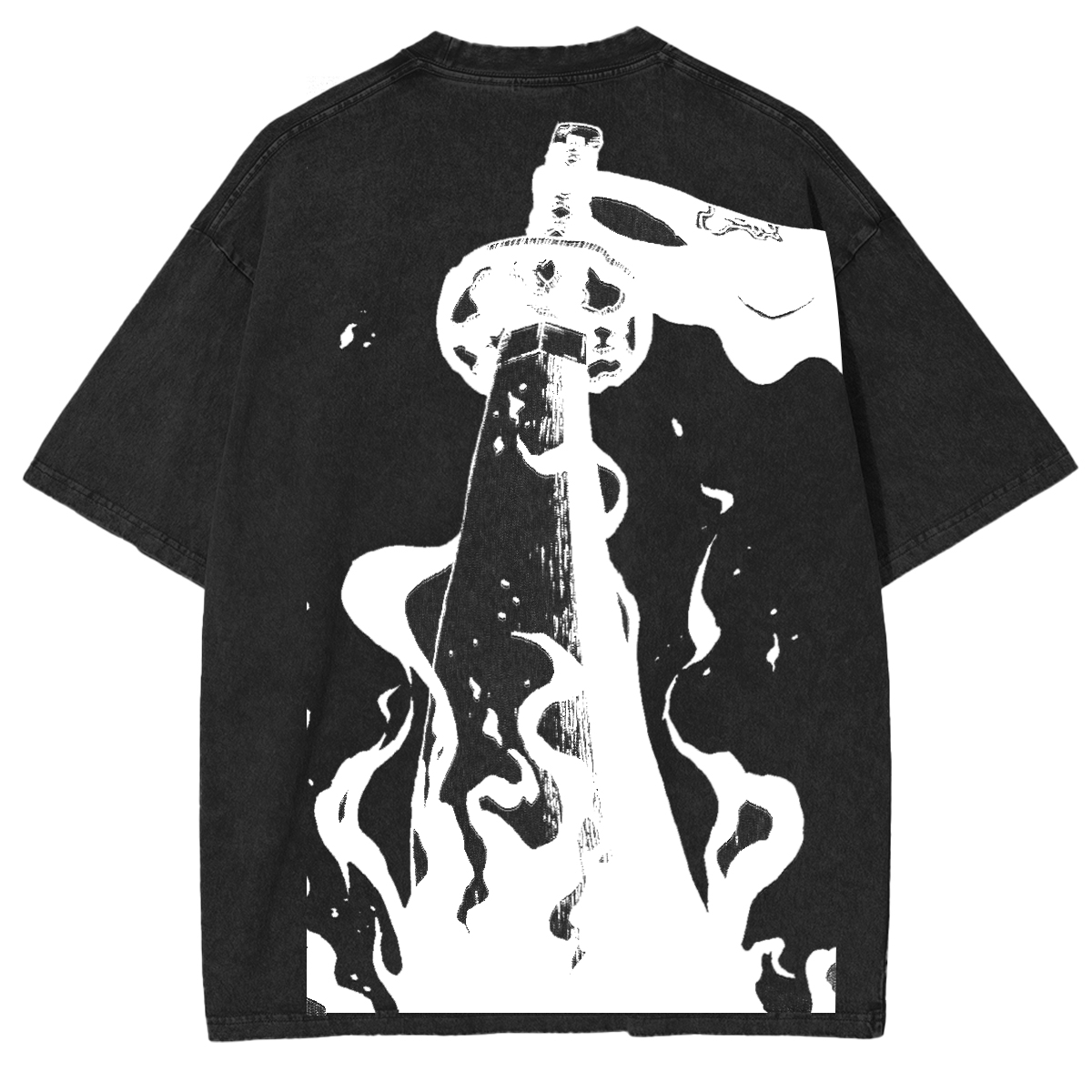 Wolves Berserker Vintage Washed Oversize T-Shirt