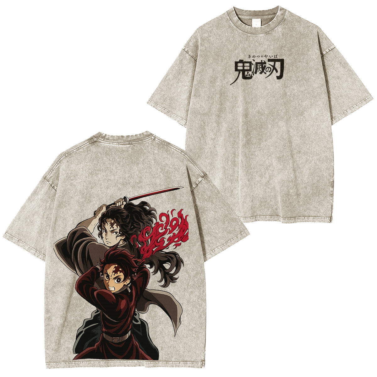 Yoriichi,Demon Slayer Unisex Washed T-Shirt