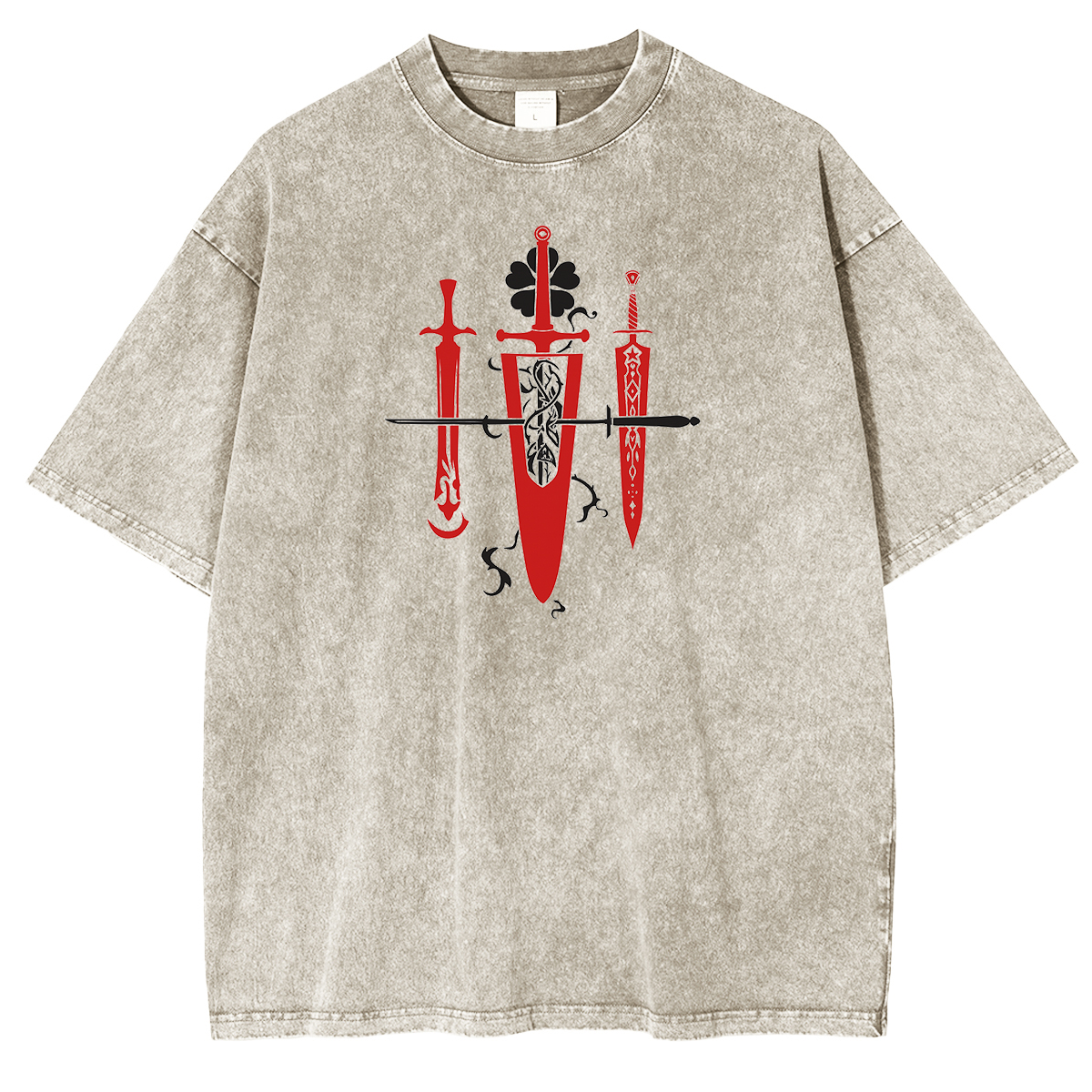 Black Clover Unisex Washed T-Shirt