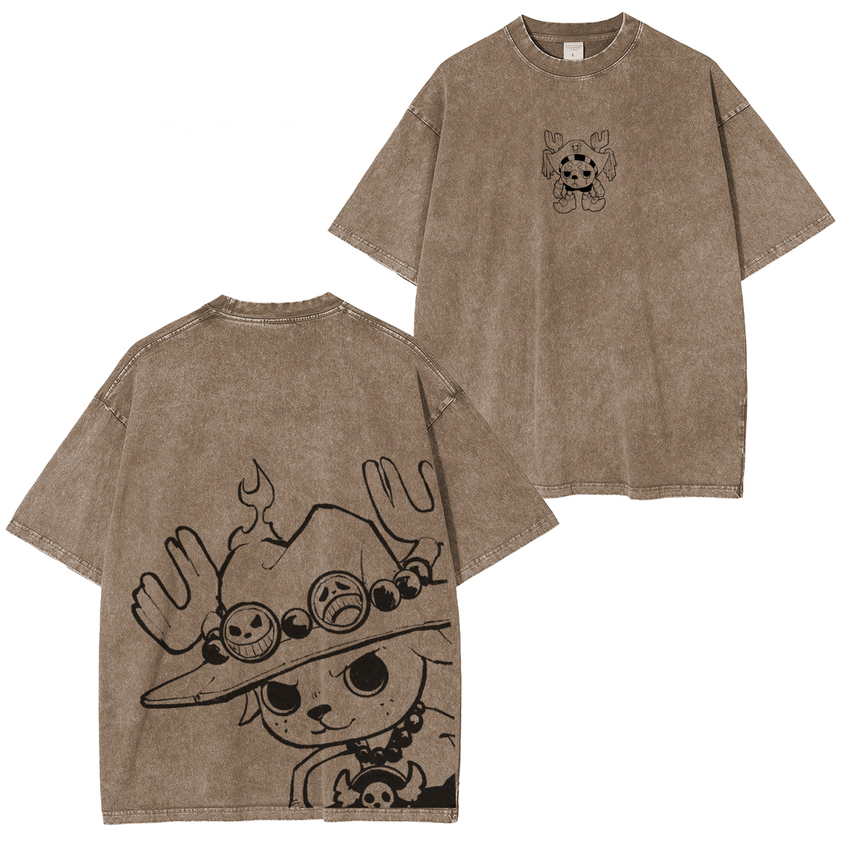 One Piece: Chopper washed T-shirt