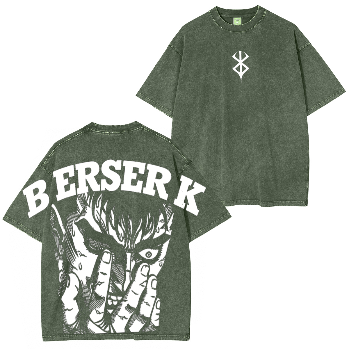 Berserk Guts Black Swordsman Vintage washed T-shirt/Crewneck/Hoodie