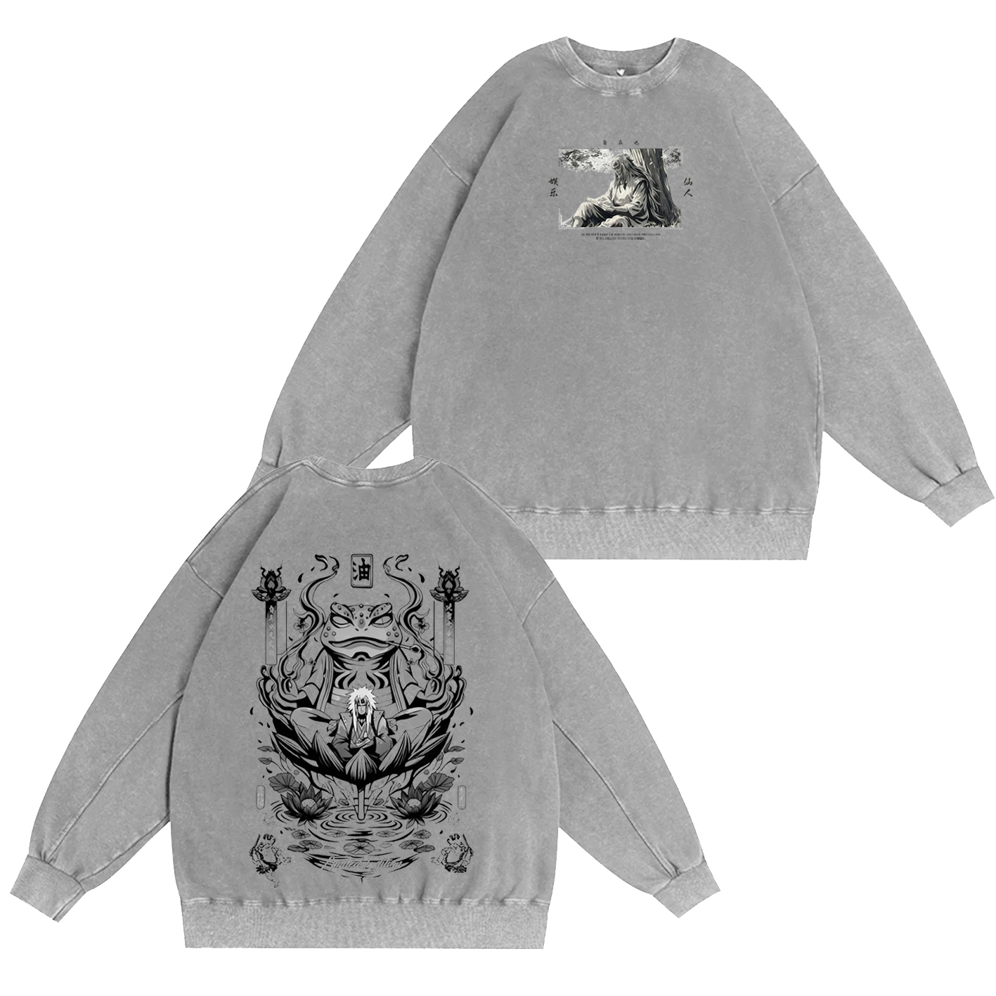 Naruto: Jiraiya &the Toad Sage of Myoboku Mountain Vintage T-shirt/Crewneck/Hoodie