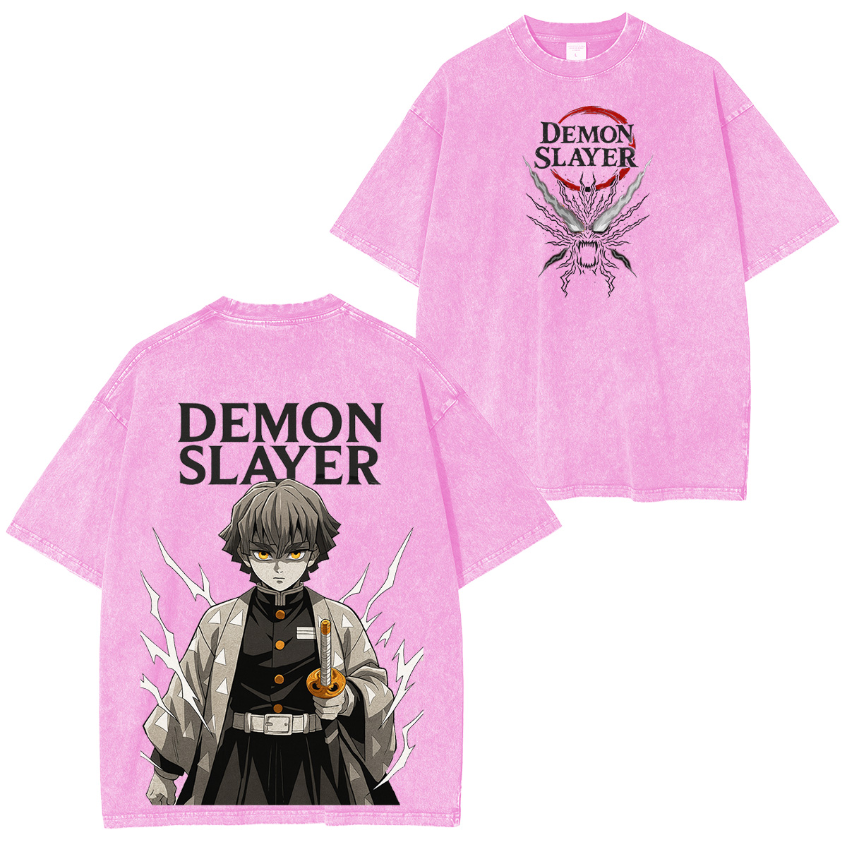 Zenitsu Demon Slayer Unisex Washed T-Shirt