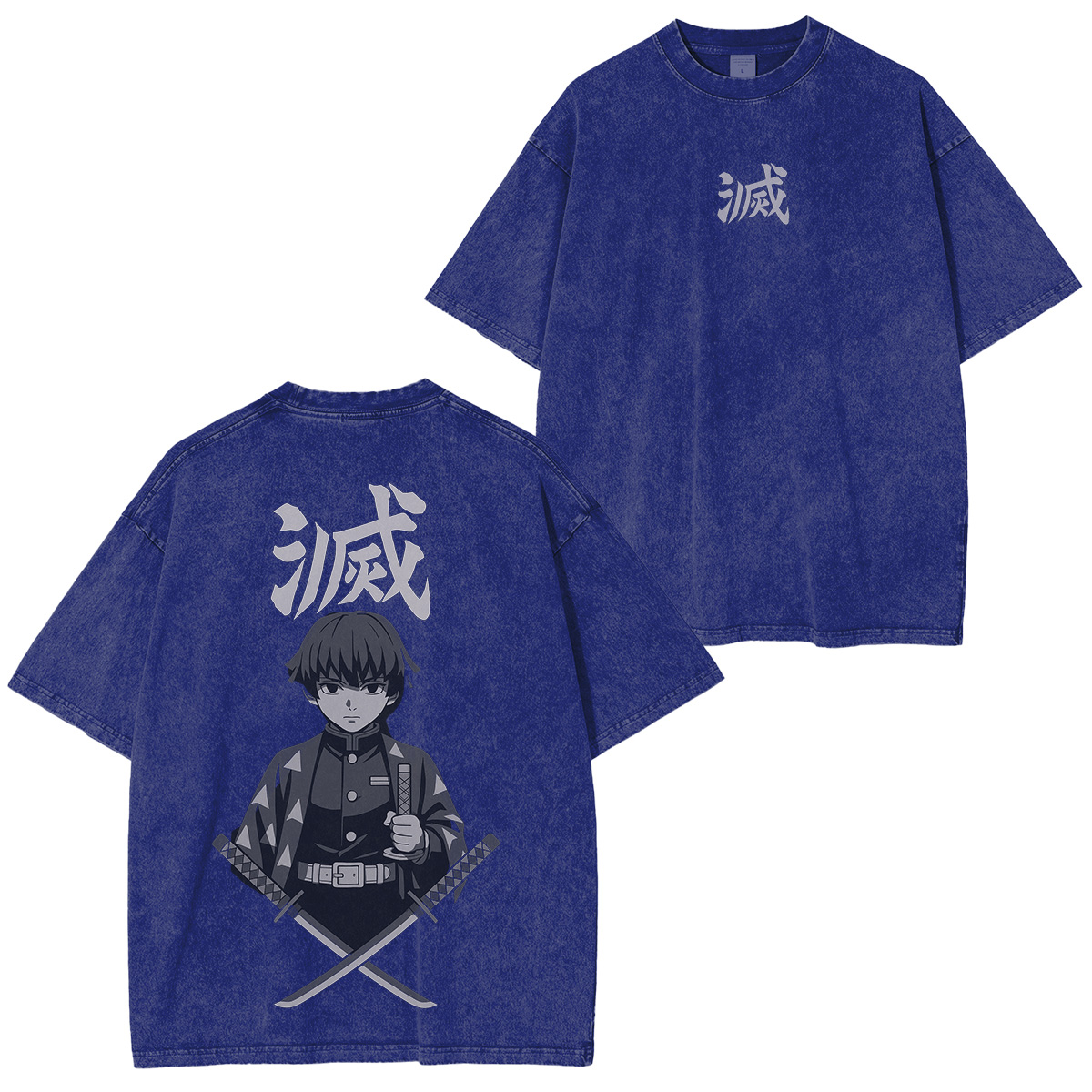 Zenitsu Demon Slayer Unisex Fit Washed T-Shirt
